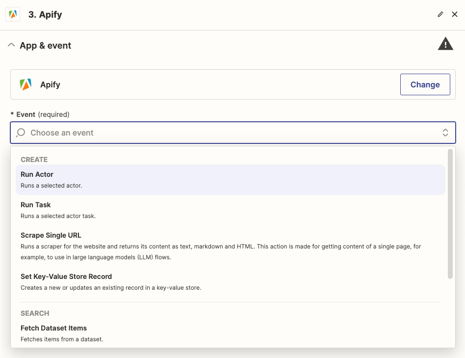 Zapier Action